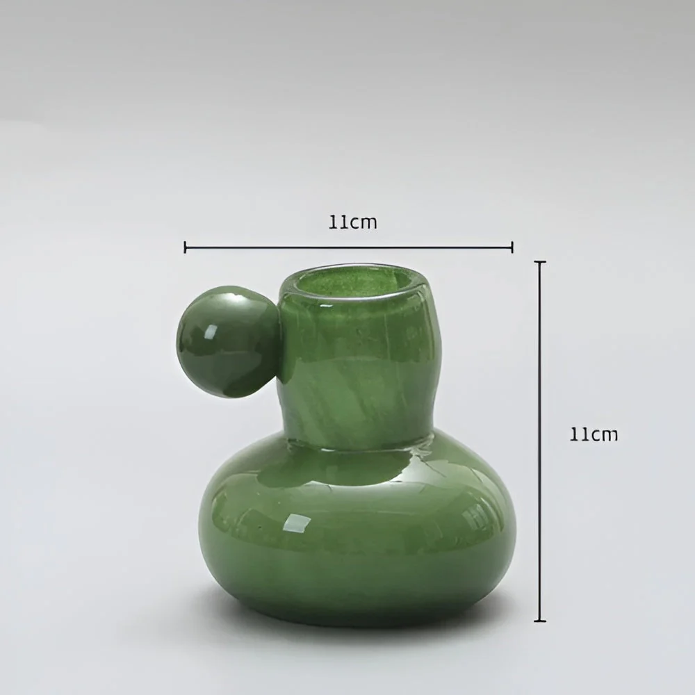 Celestial Nordic Glass Candle Holder - Image 7