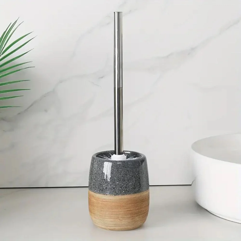 Elegant Bathroom Toilet Brush & Holder Set - Image 4