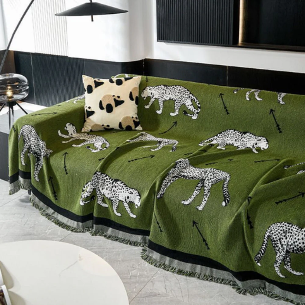 Chantesse Panda Leopard Print Sofa Cover - Image 2