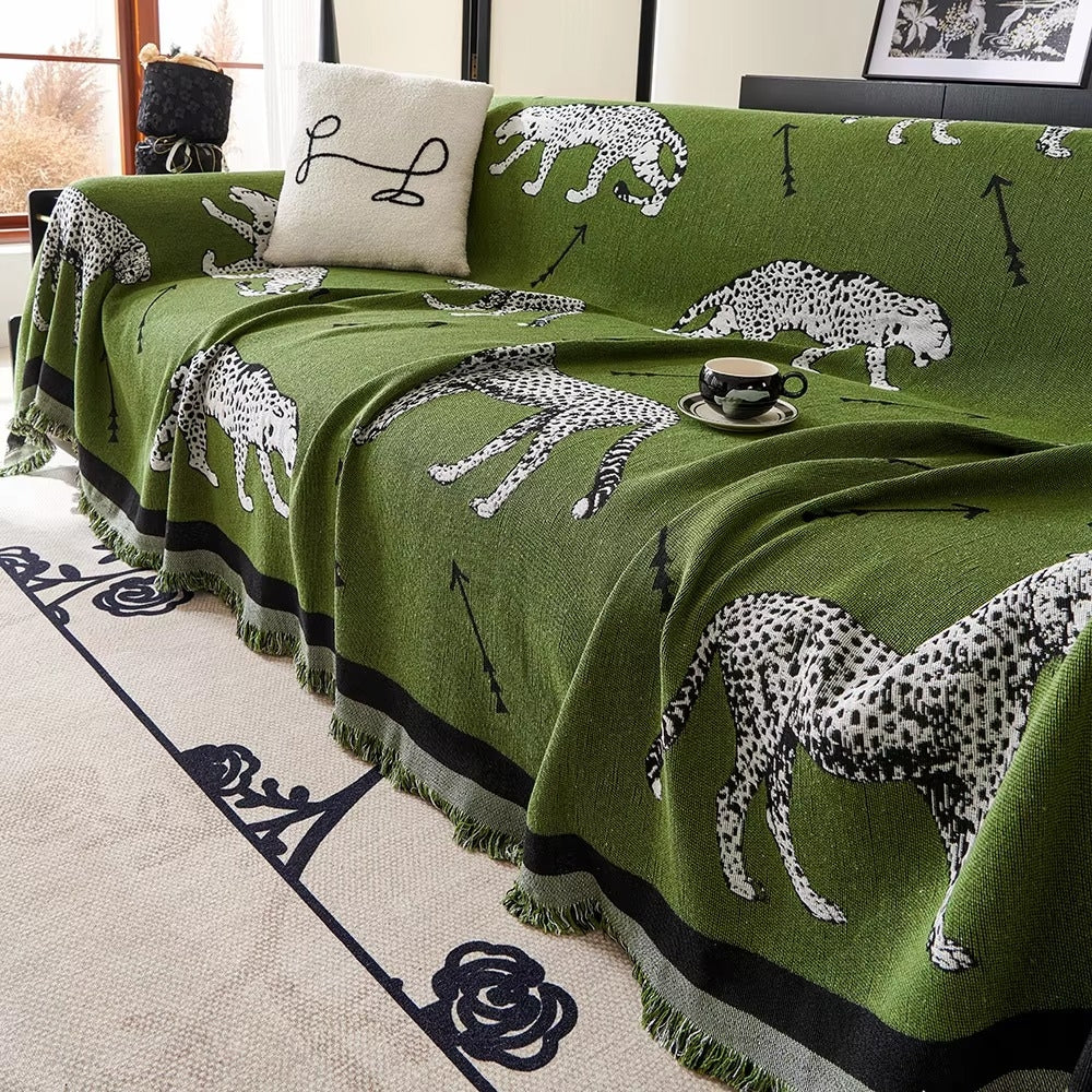 Chantesse Panda Leopard Print Sofa Cover - Image 7
