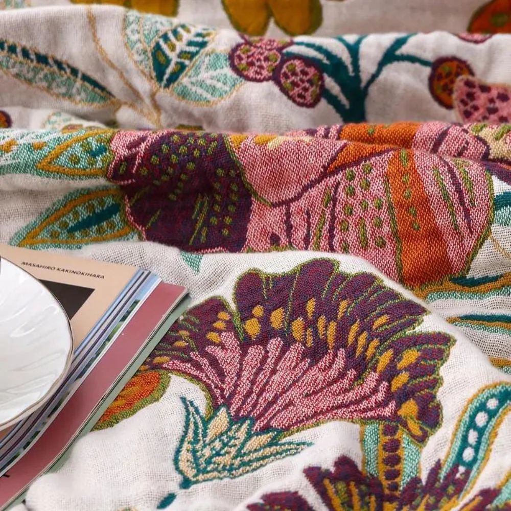 Charm Floral Blanket Throw - Image 4