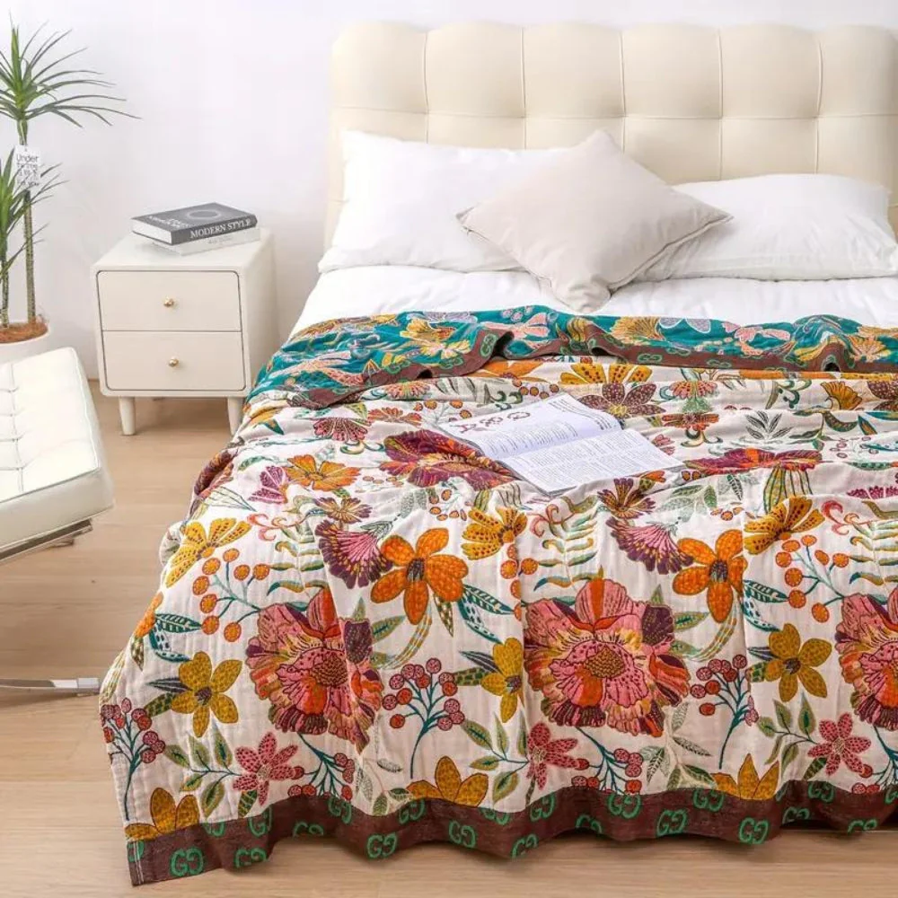 Charm Floral Blanket Throw - Image 6