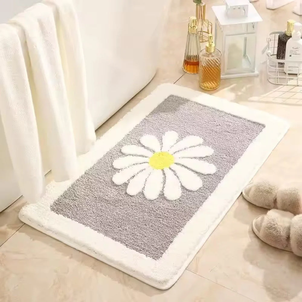 Charming Daisy Bloom Bath Mat - Image 7