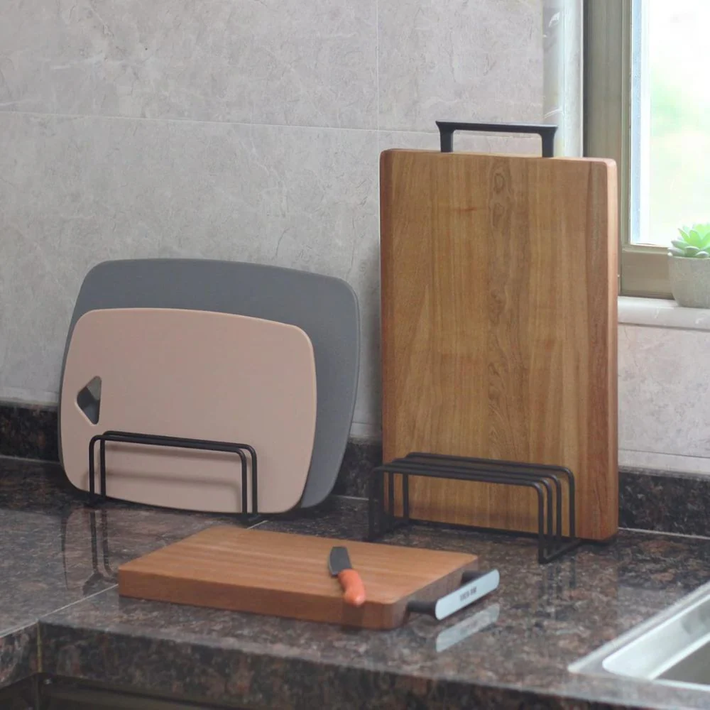 Steel Cutting Board Storage Rack - Image 2