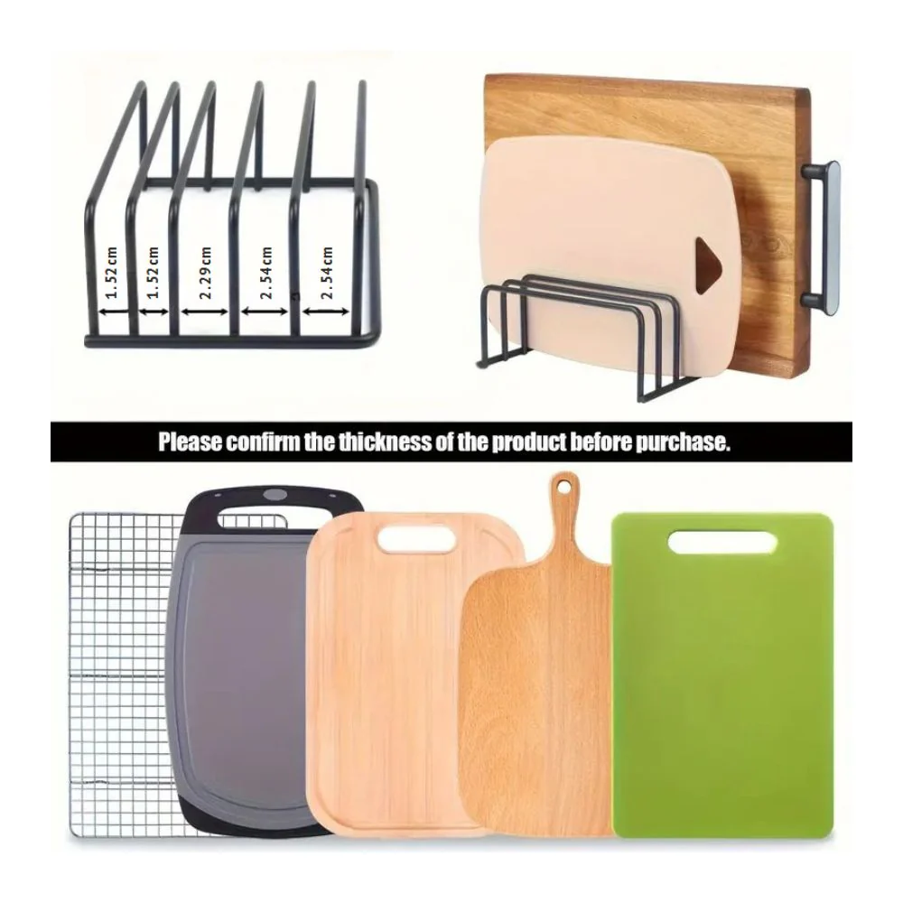 Steel Cutting Board Storage Rack - Image 5