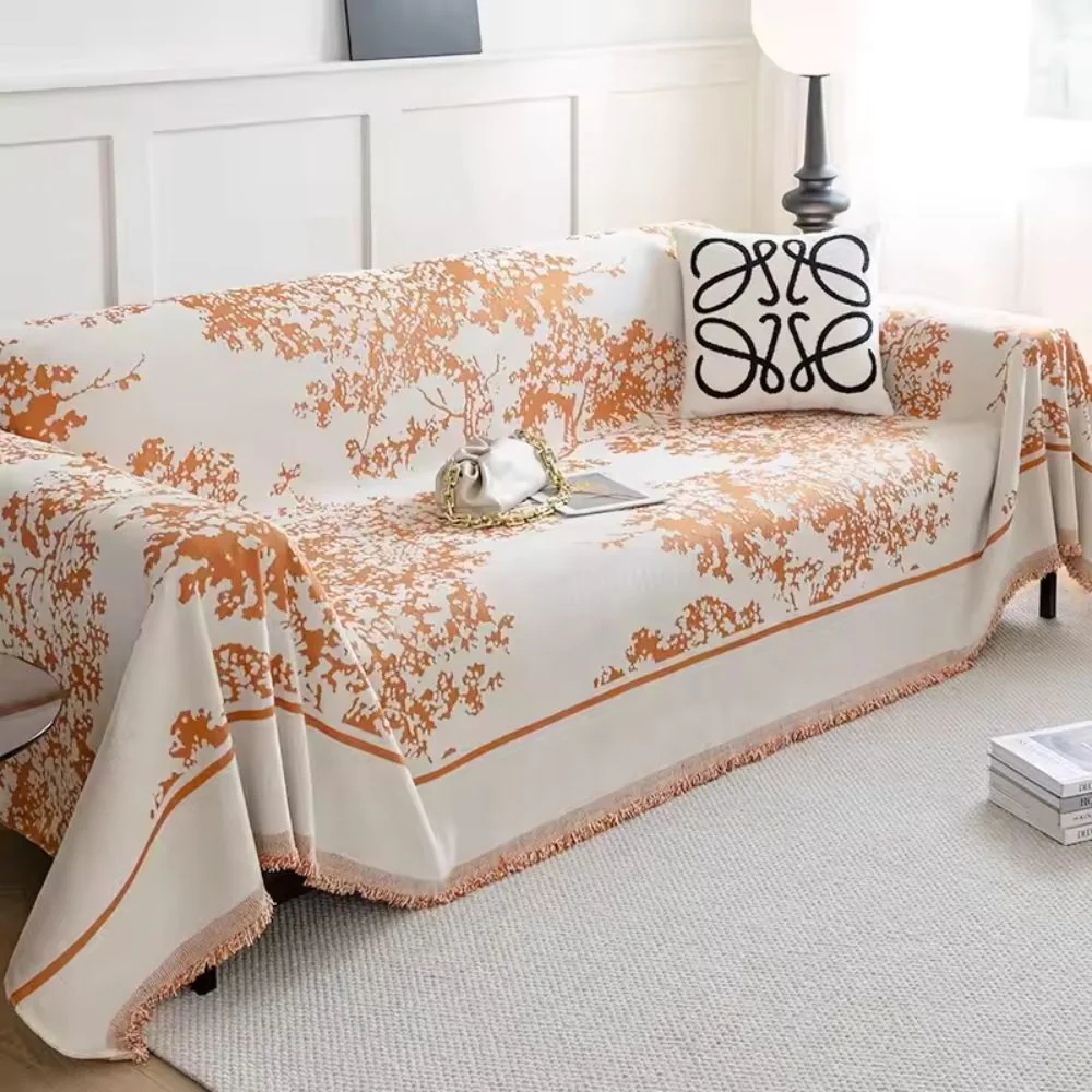Chenille Flowerfield Sofa Cover - Image 2
