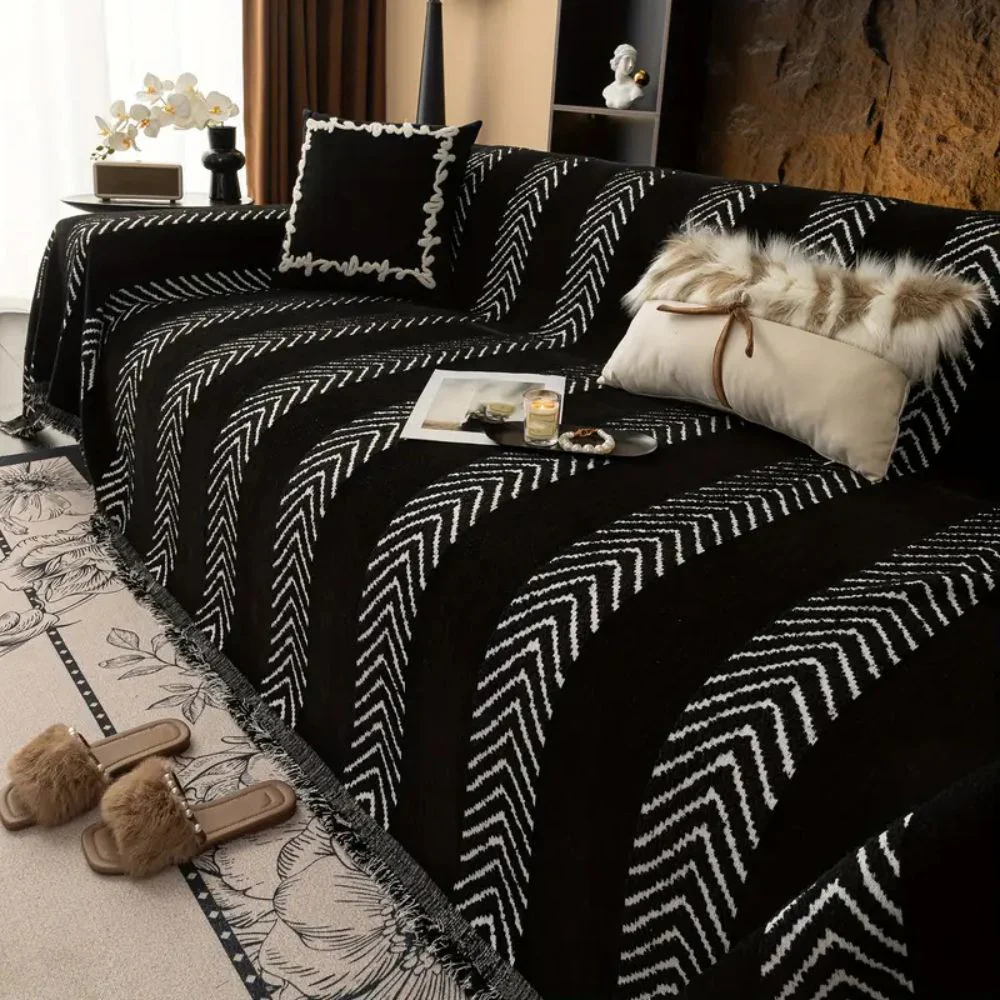 Chevron Echo Line Sofa Cover - Image 2
