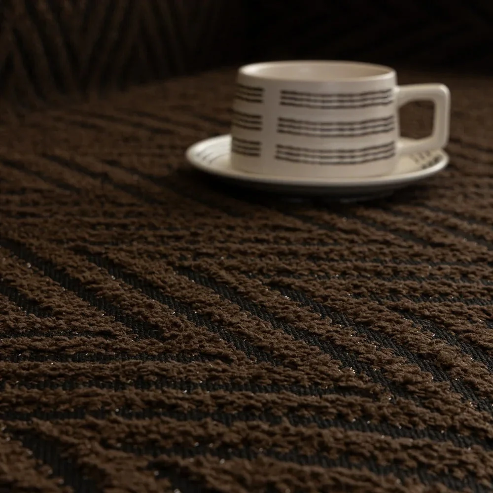 Chevron Herringbone Tassel Sofa Cover - Image 7