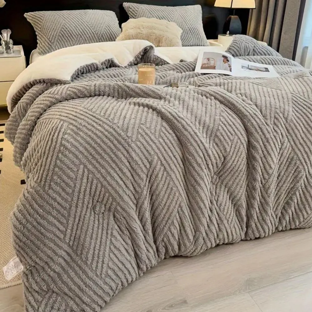 Chevron Luxe Plush Blanket - Image 5