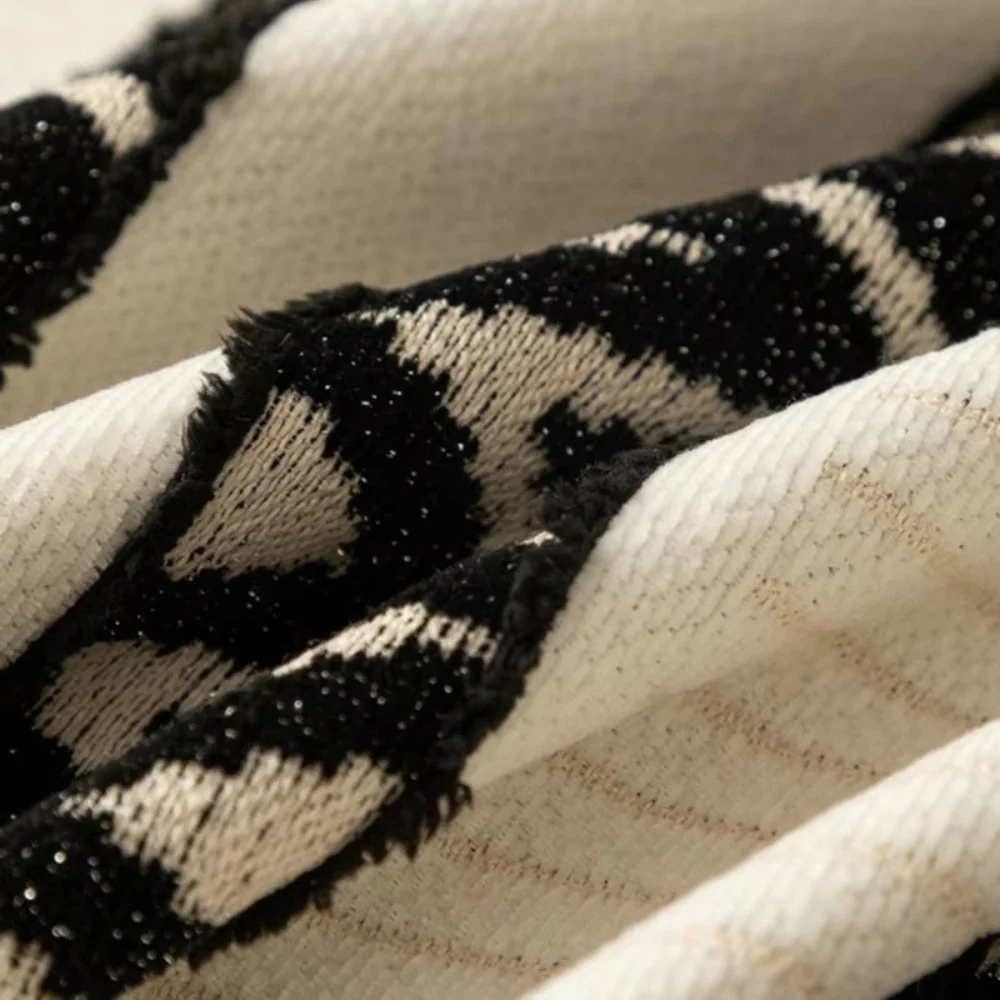 Chevron Pattern Chenille Sofa Cover - Image 8