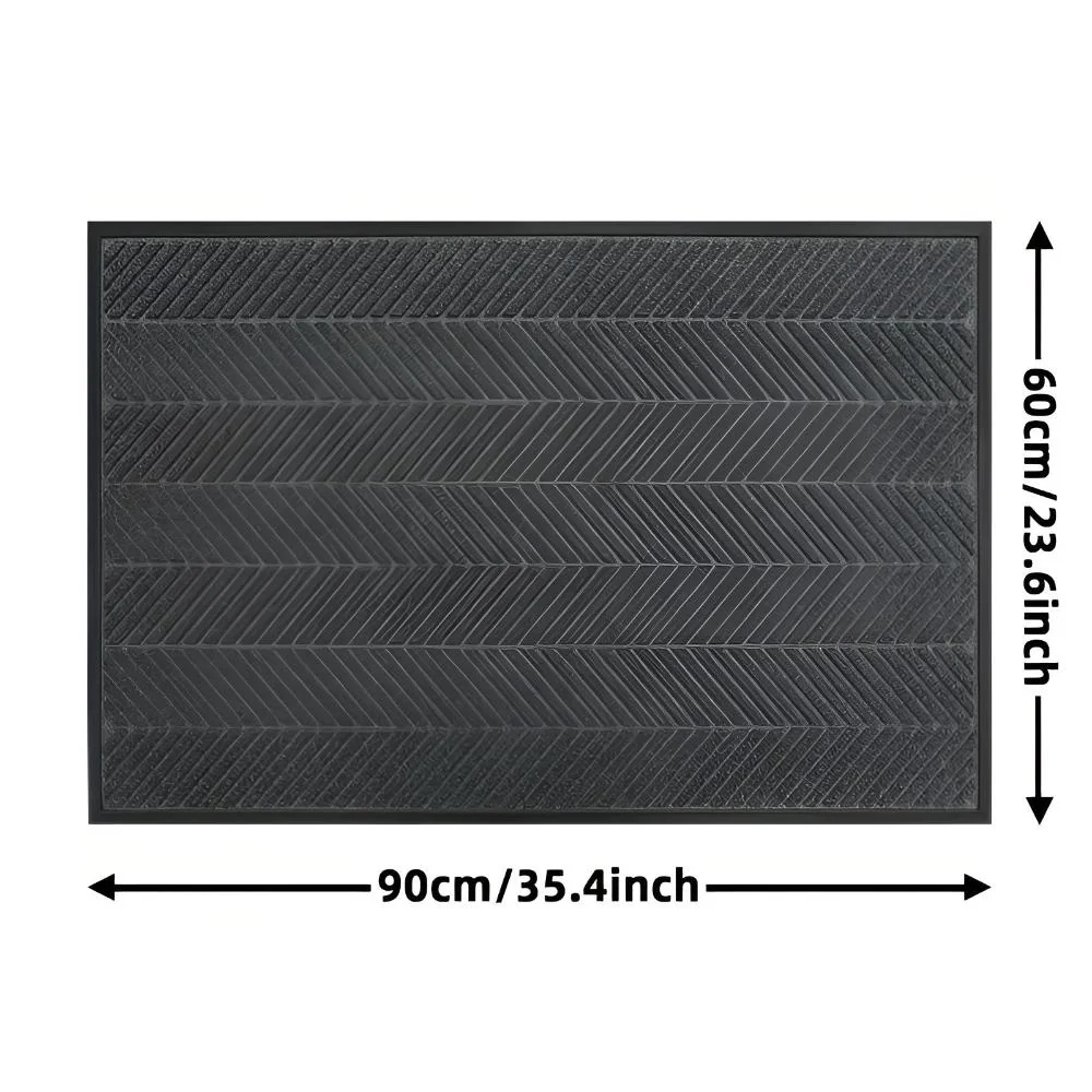 Chevron Ridges Non-Slip Door Mat - Image 8