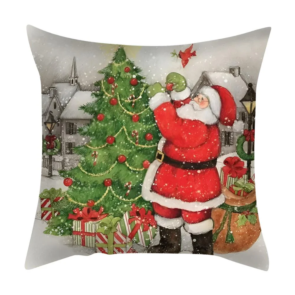Christmas Cardinal Cushion Cover - Image 3