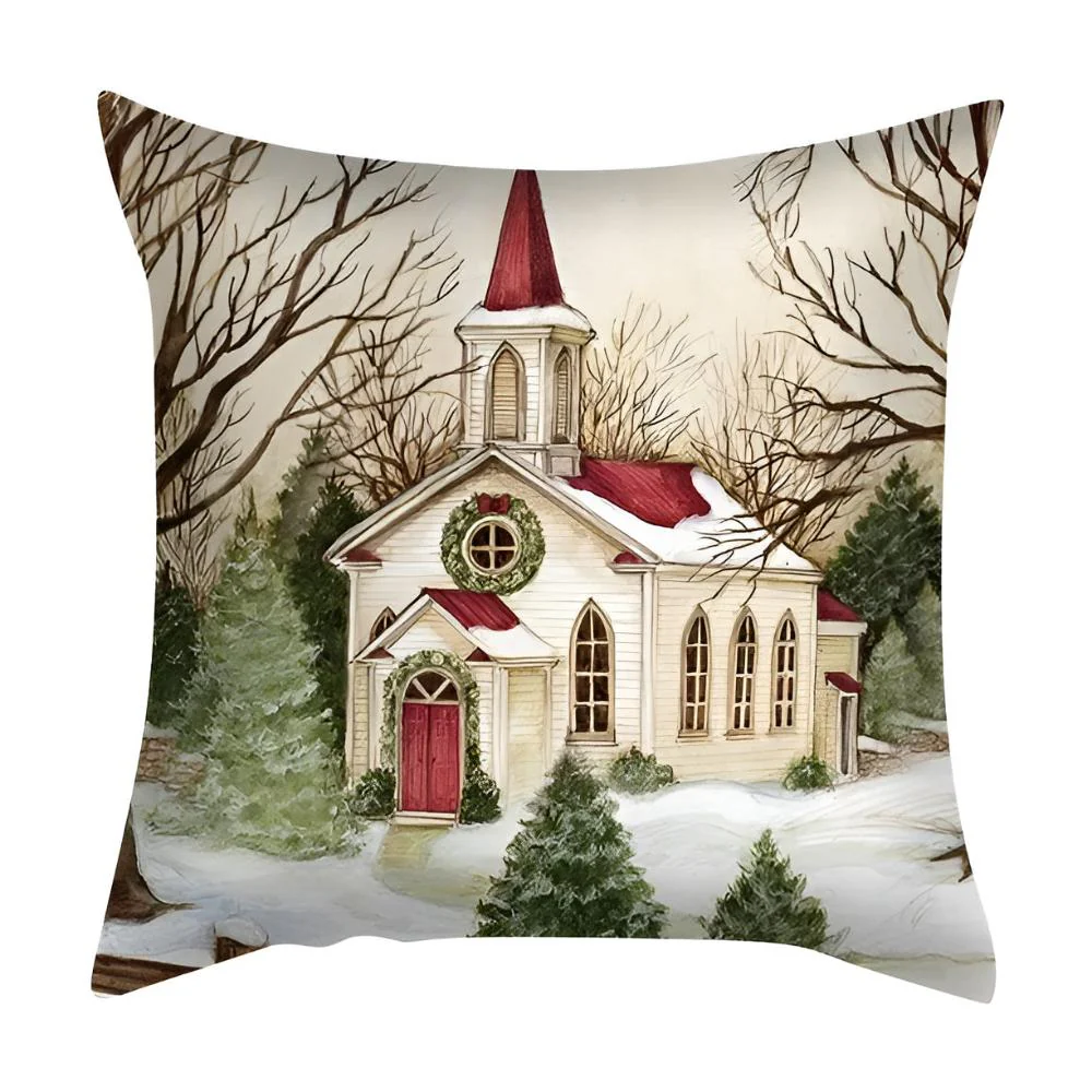 Christmas Cardinal Cushion Cover - Image 5