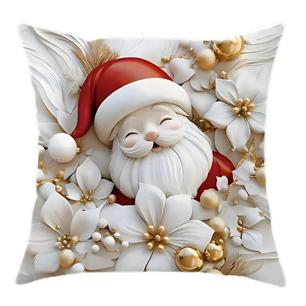 Christmas Charm Velvet Cushion Covers | Set of 4 - Image 6