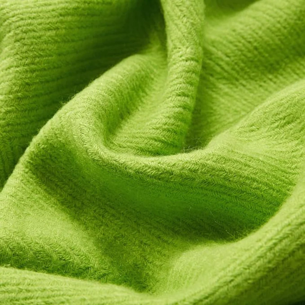 Chunky Knit Tassel Blanket - Image 13