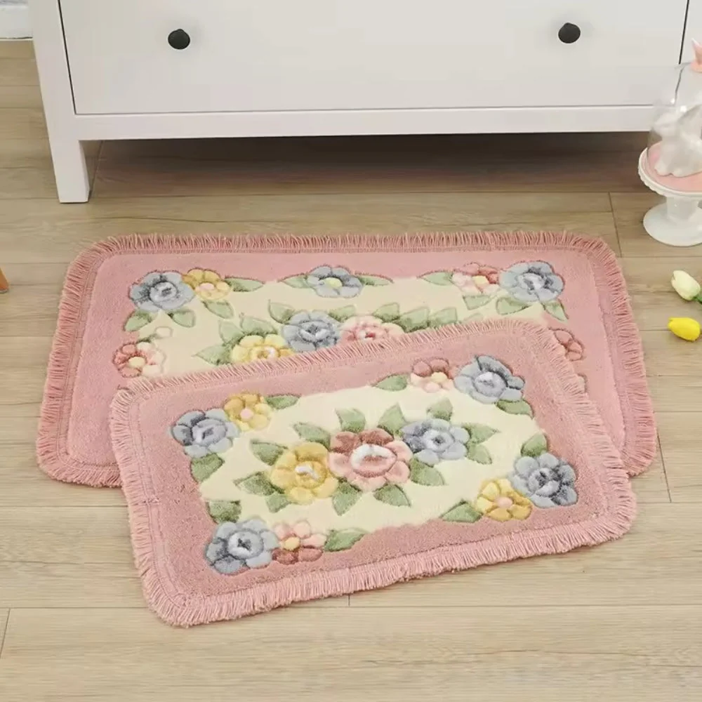 Classic Floral Bloom Bath Mat - Image 2