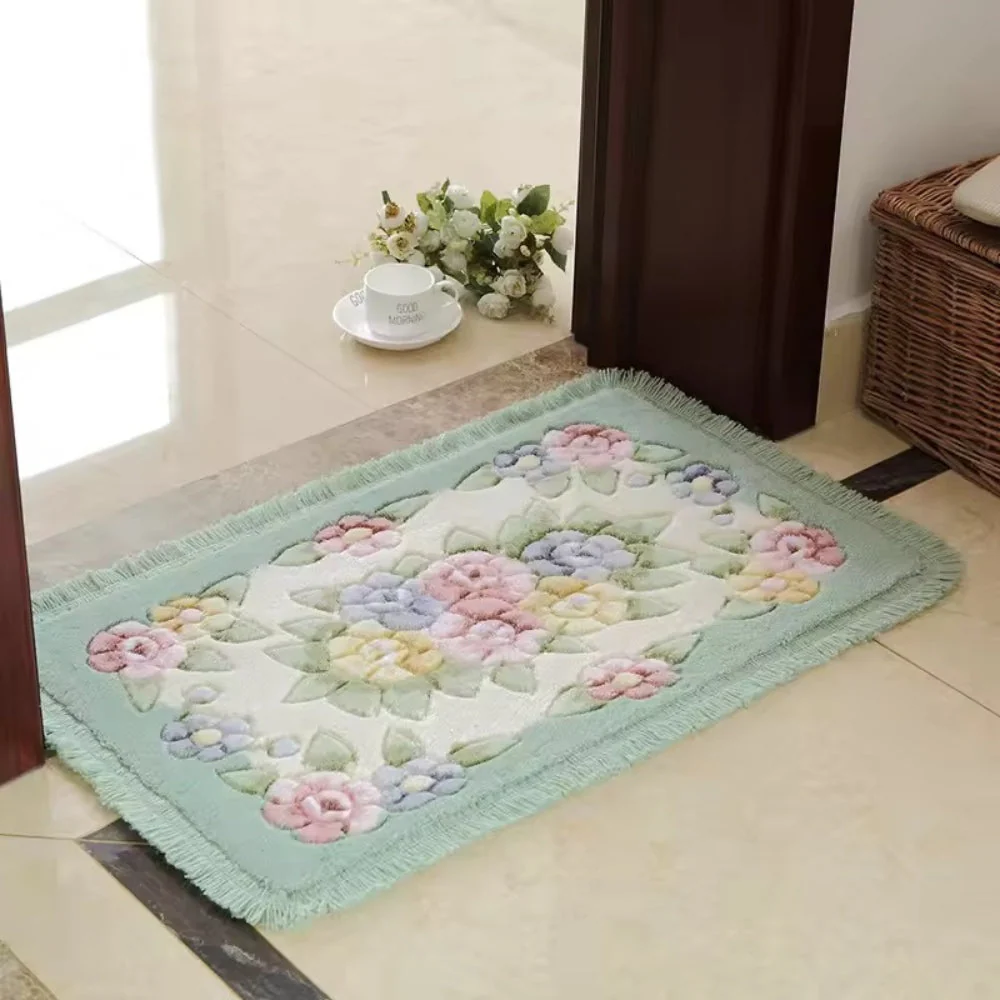 Classic Floral Bloom Bath Mat - Image 3