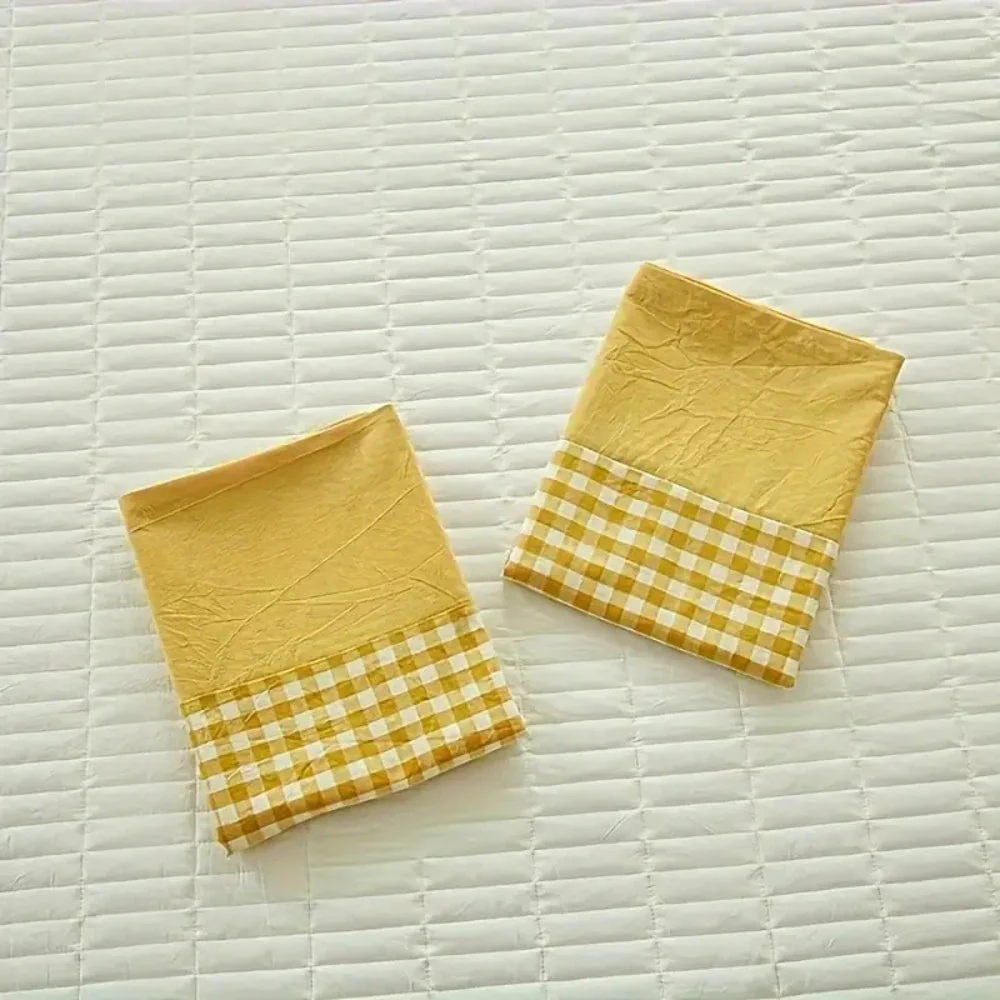 Classic Gingham Soft Pillow Case - Image 7