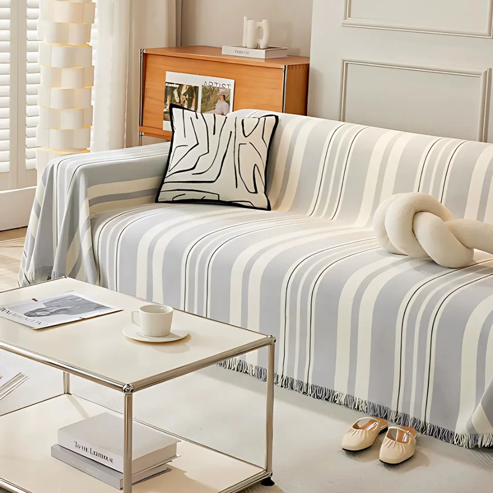 Classic Stripe Patterns Sofa Cover - Image 6