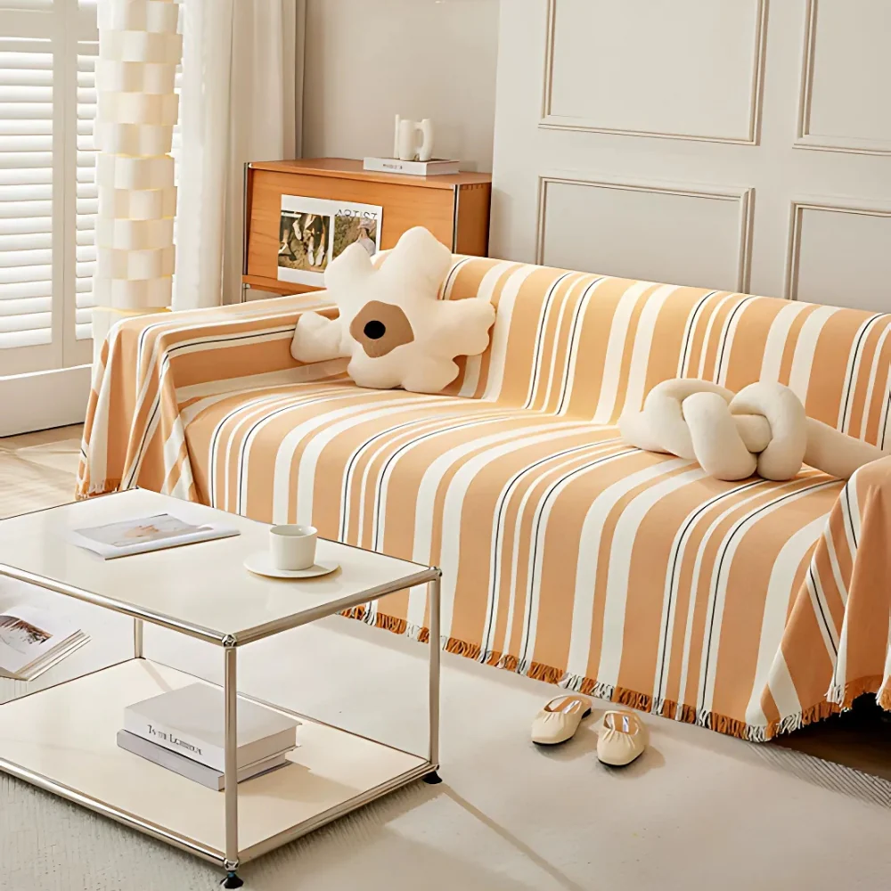 Classic Stripe Patterns Sofa Cover - Image 8