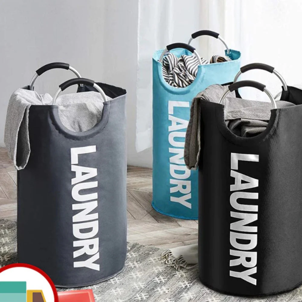 Collapsible Oxford Cloth Laundry Basket - Image 10
