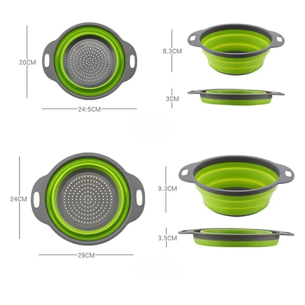 Collapsible Silicone Strainer Basket - Image 3