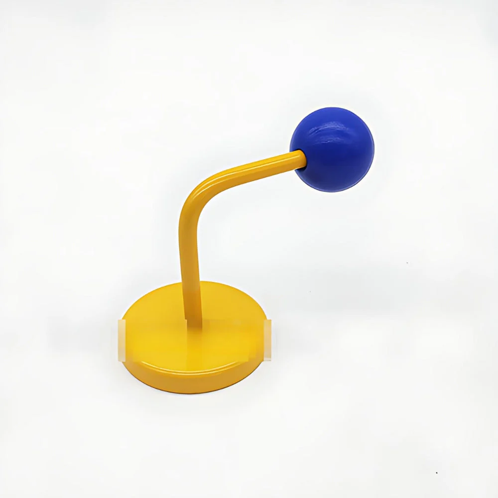 Colorful Magnetic Wooden Ball Hooks Home Storage - Image 3