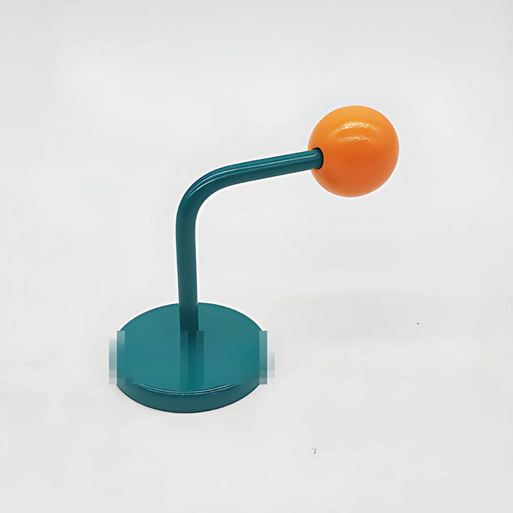 Colorful Magnetic Wooden Ball Hooks Home Storage - Image 4