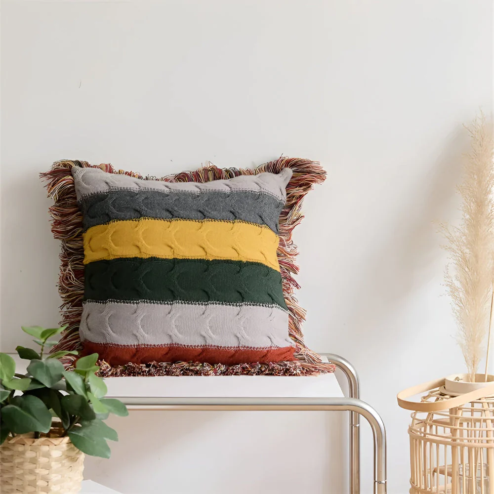 Colorful Radiance Knit Cushion - Image 3