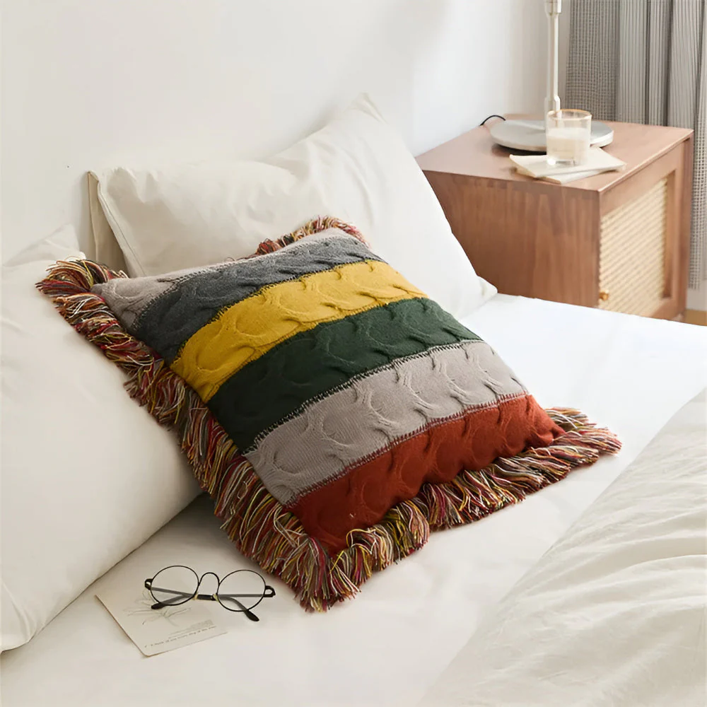 Colorful Radiance Knit Cushion - Image 5
