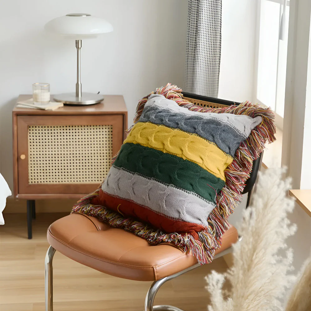 Colorful Radiance Knit Cushion - Image 6