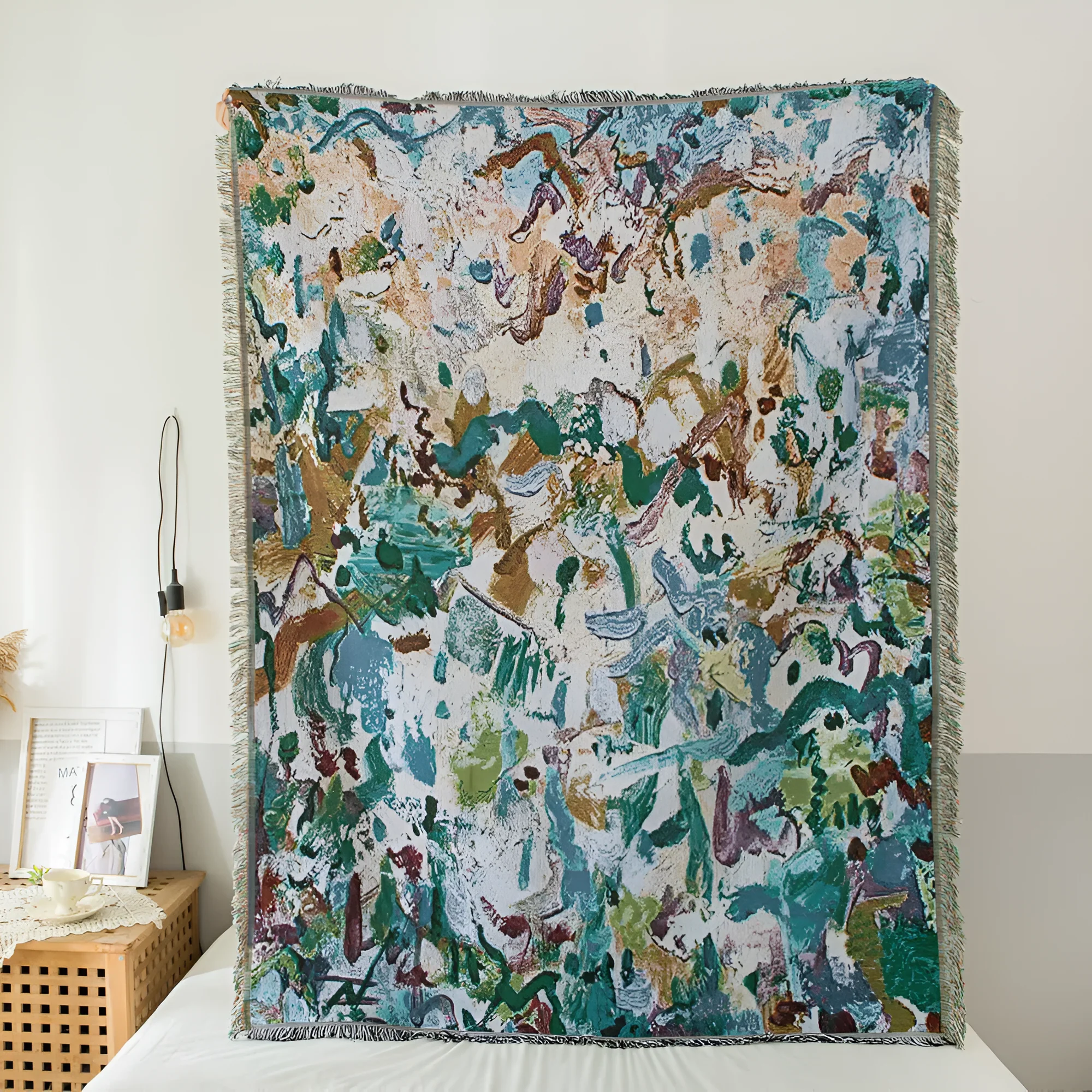 Colourful Artisan Tassel Throw - Image 3