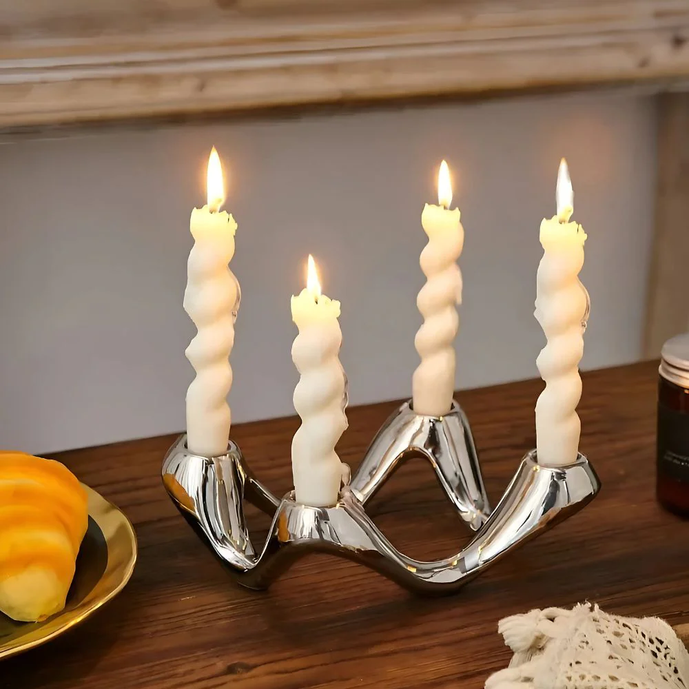 Cosmic Ripple Candle Holder