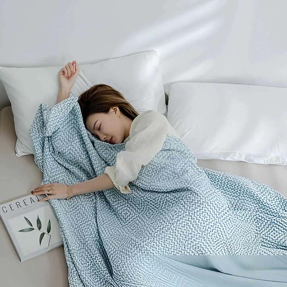 Cozy Maze Pure Cotton Blanket - Image 7