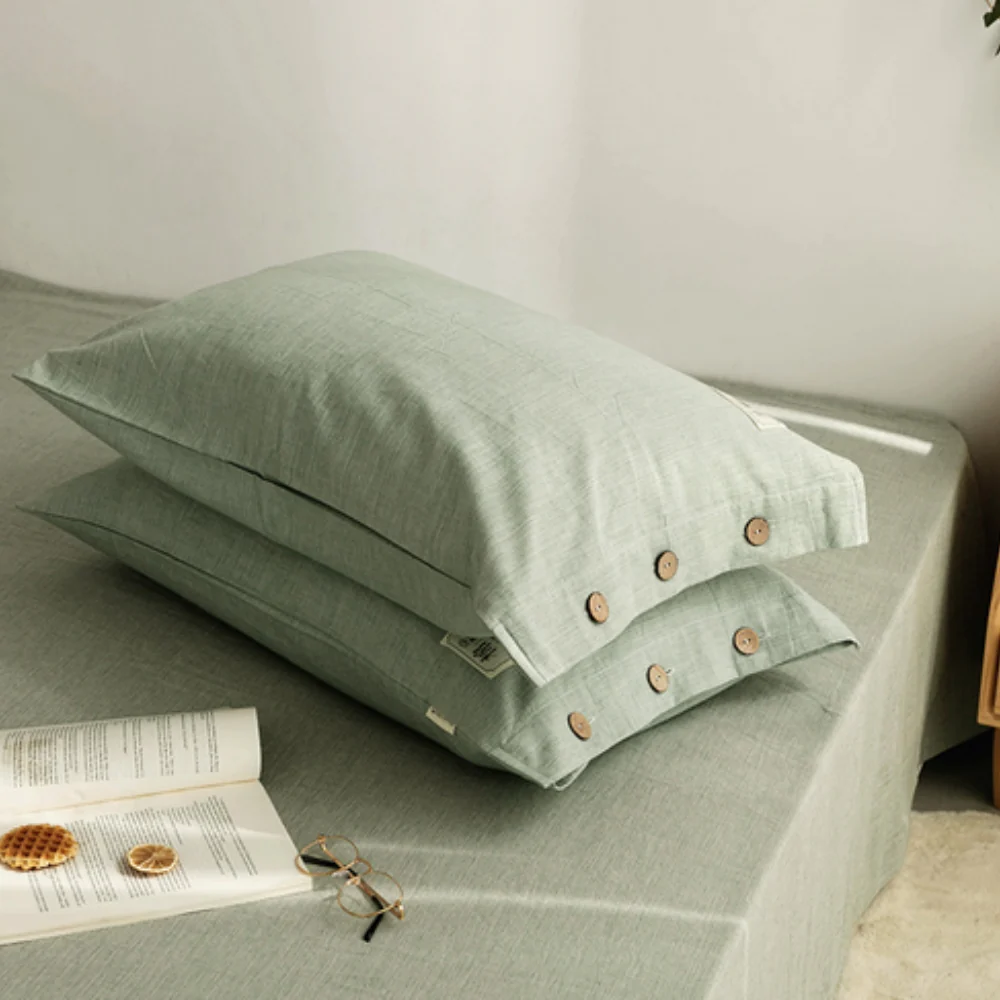 Cotton Pillowcases - Twin Pack - Image 3