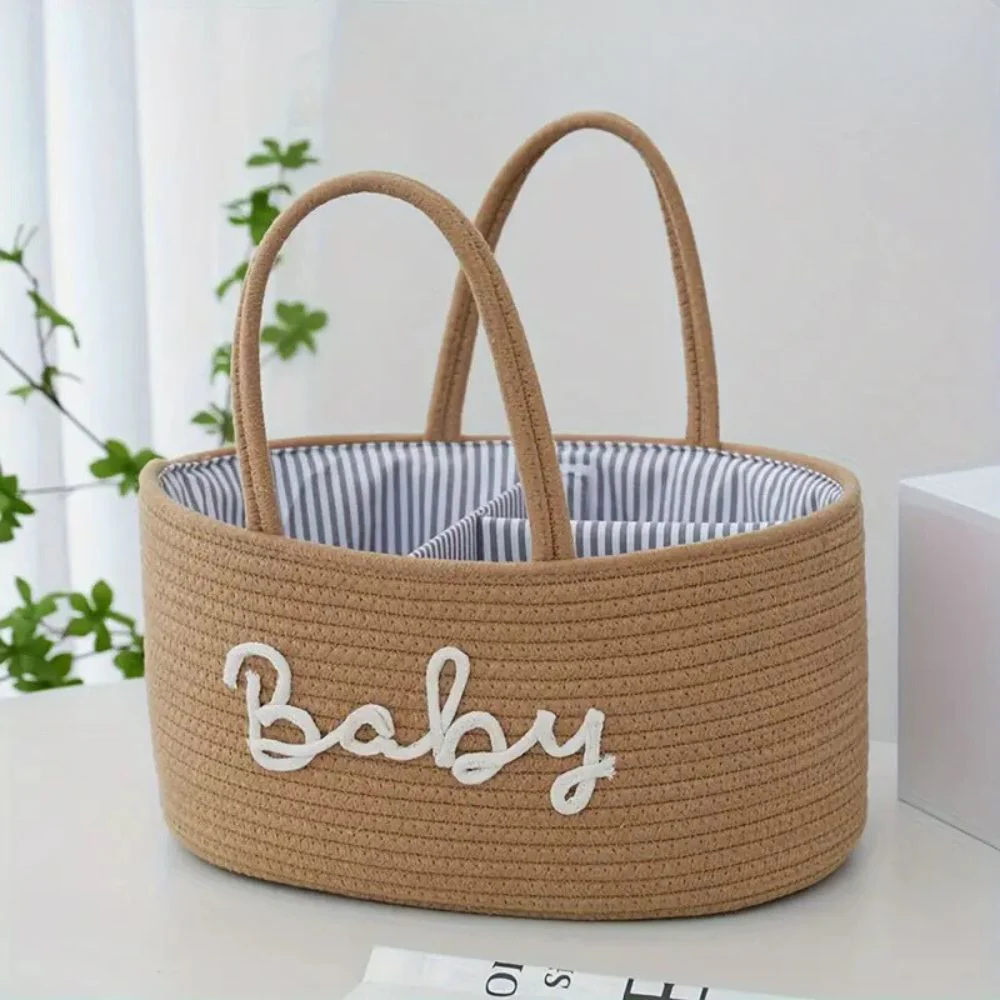 Cotton Rope Baby Caddy Organizer - Image 2