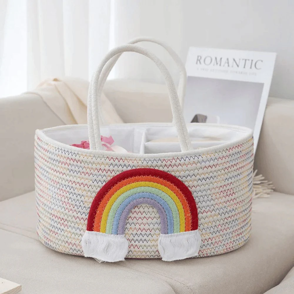 Cotton Rope Baby Caddy Organizer - Image 6