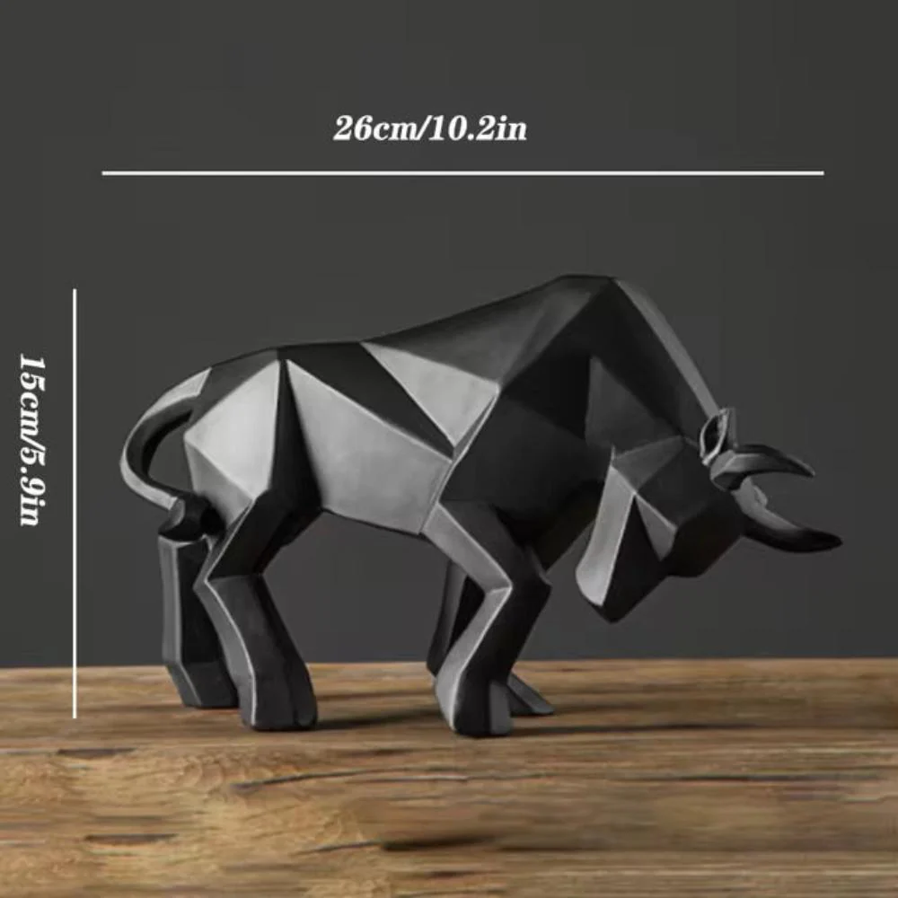 Creative Charging Bull Figurine - Image 4