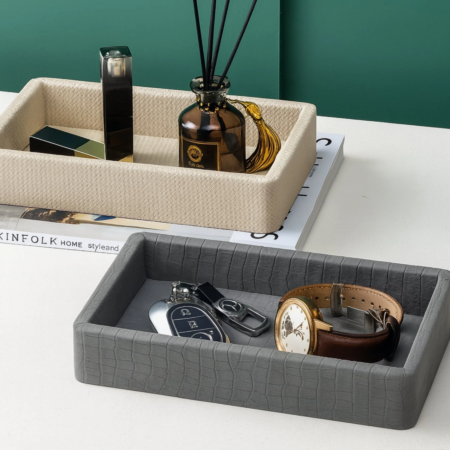 Croc Luxe Organiser Tray Box - Image 7