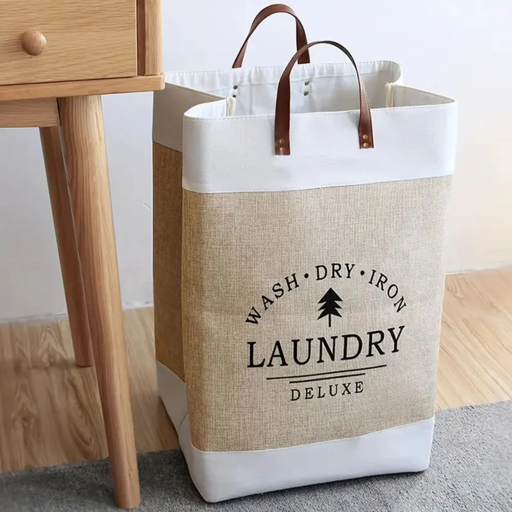 Deluxe Freestanding Laundry Basket - Image 3