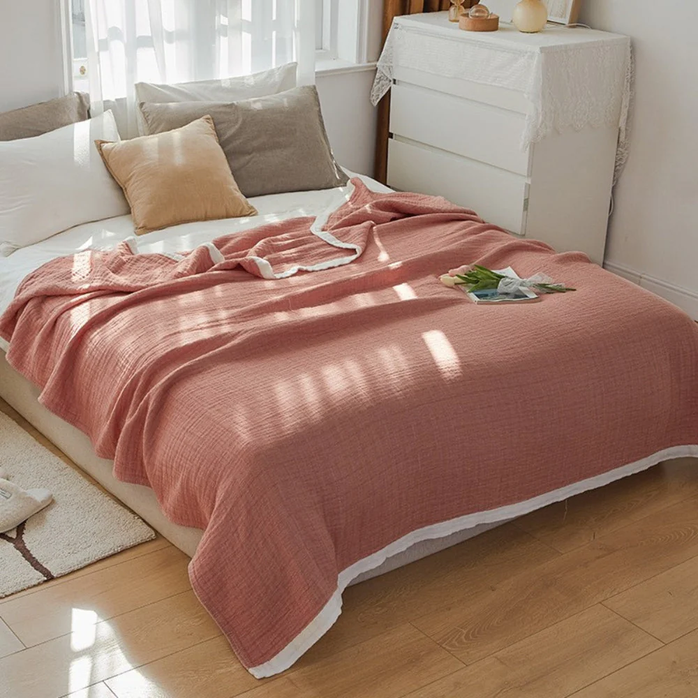 Deluxe Muslin Cotton Multi-Layer Blanket - Image 4