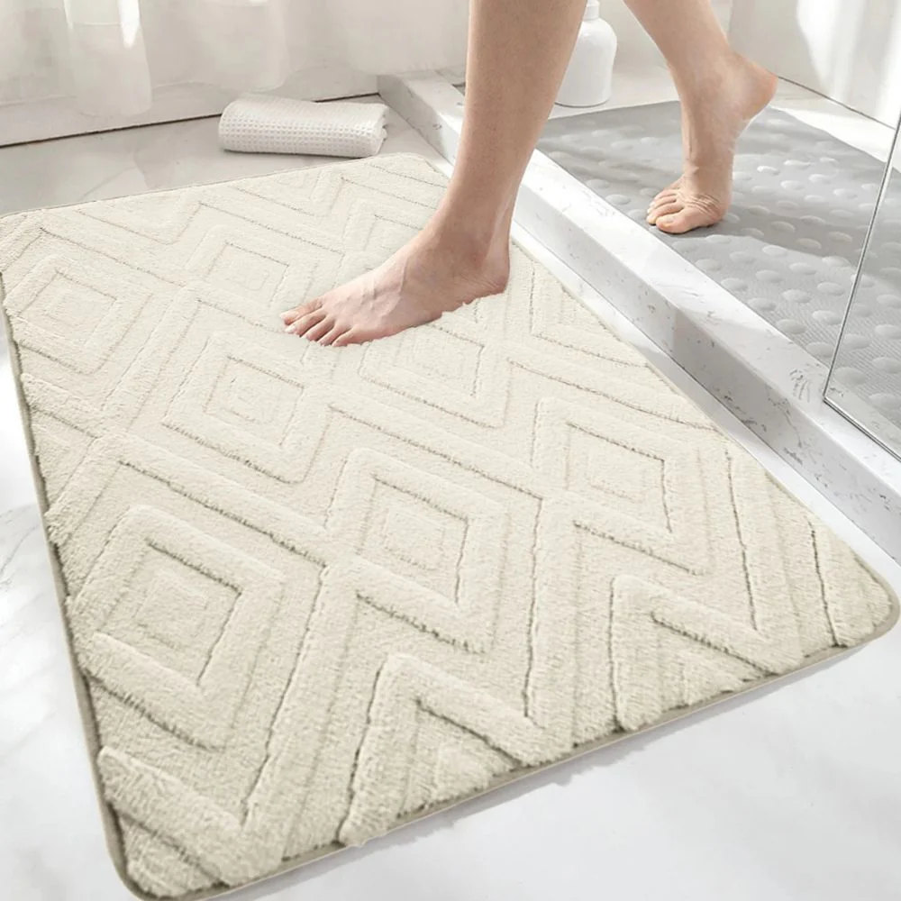 Diamond Jacquard Bath Mat - Image 7