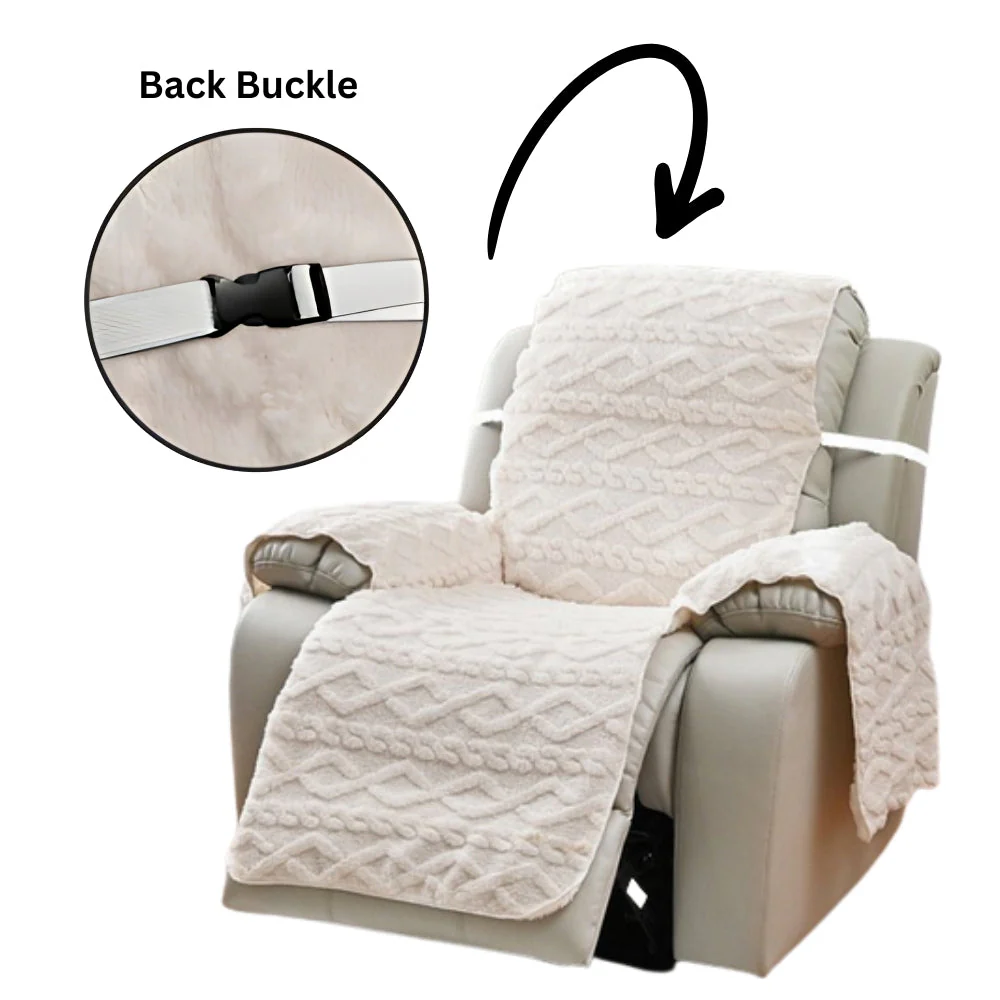 Diamond Pattern Recliner Slipcover - Image 4