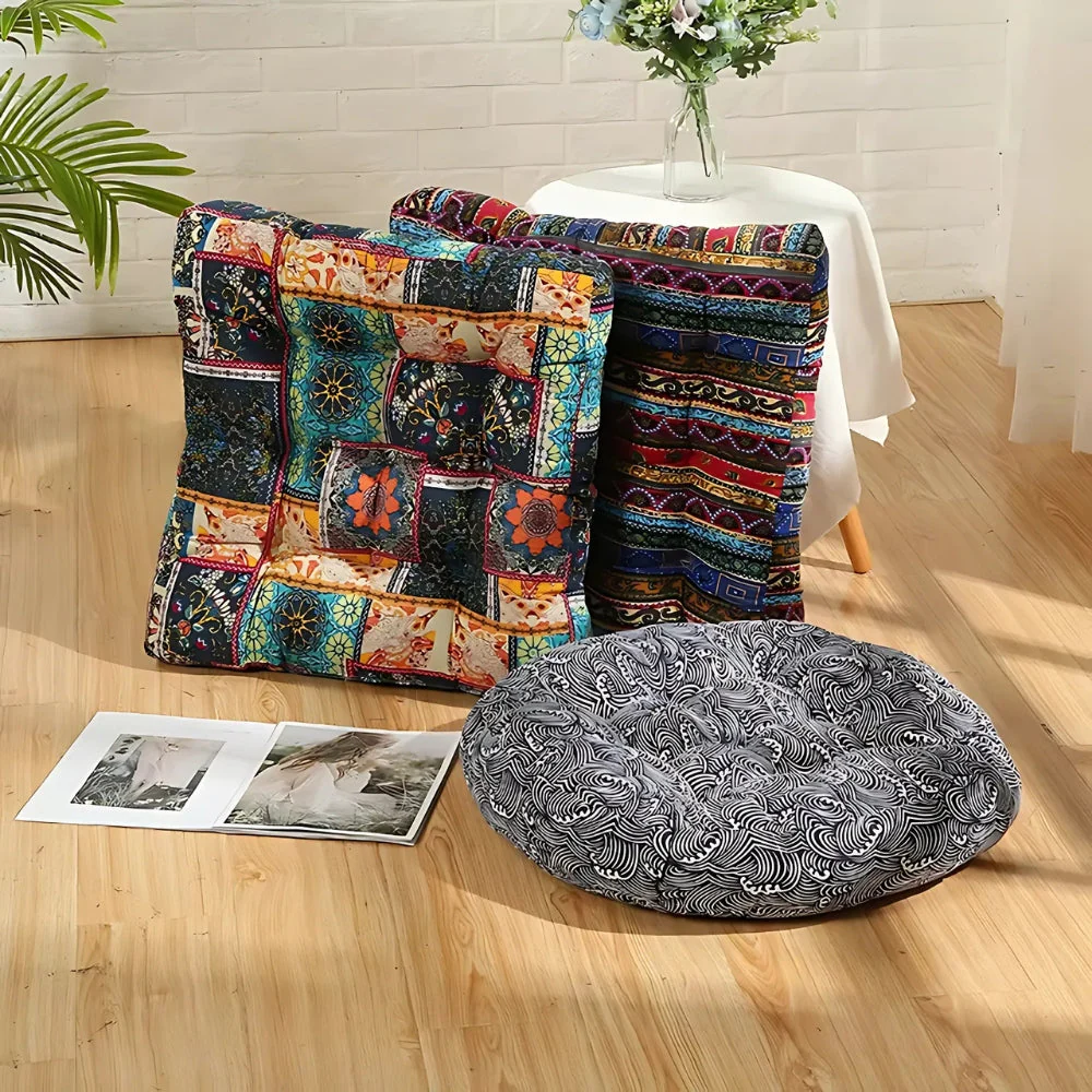 Bohemian Square Cushion Seat Pad - Image 7