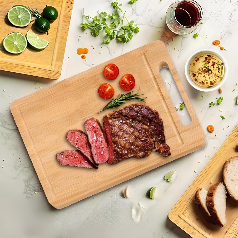 Double-Sided Bamboo Chopping Board - Image 4