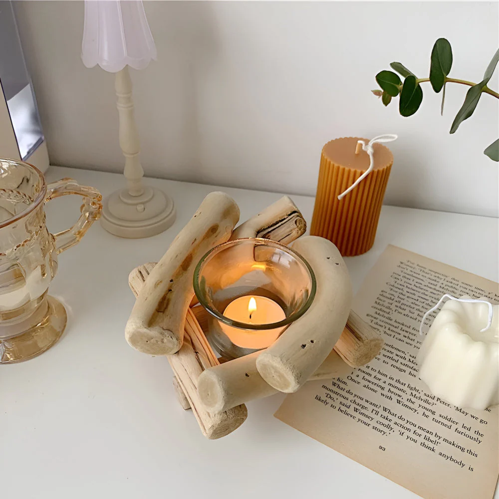 Driftwood Haven Candle Holder - Image 6