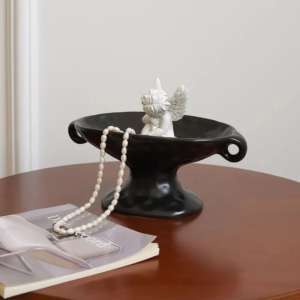 Dual-Ear Ceramic Oval Organizer - Image 3