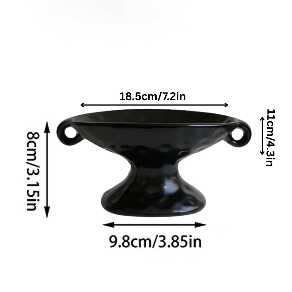 Dual-Ear Ceramic Oval Organizer - Image 8