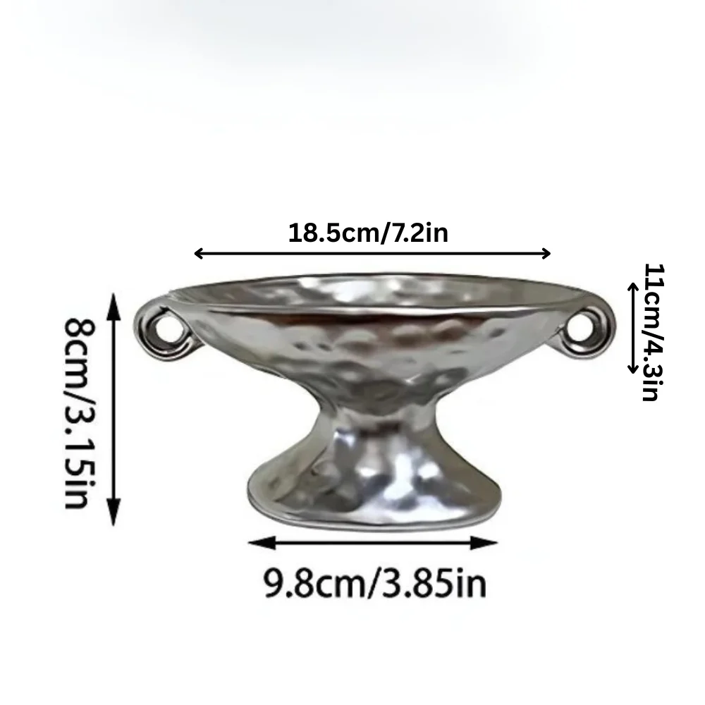 Dual-Ear Ceramic Oval Organizer - Image 9