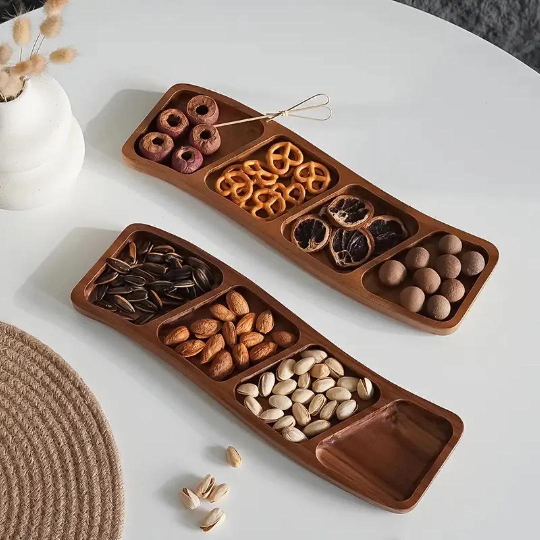 Earth Tone Appetizer Serving Tray - Image 3